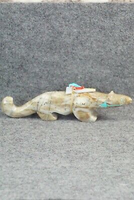 Mountain Lion Zuni Fetish Carving - Stewart Alanzo