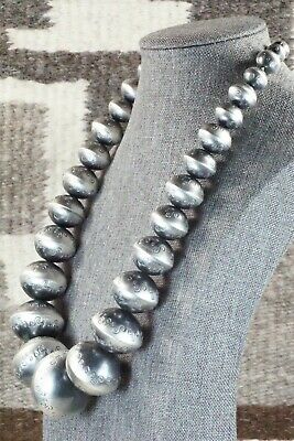 Sterling Silver Navajo Pearl Necklace - Preston Haley