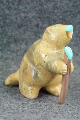Beaver Zuni Fetish Carving - Enrike Leekya