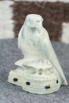 Eagle Zuni Fetish Carving - Derrick Kaamasee - High Lonesome Trading