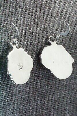 Turquoise & Sterling Silver Earrings - Roberta Begay