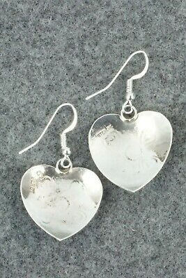 Turquoise & Sterling Silver Earrings - Genevieve Blackgoat