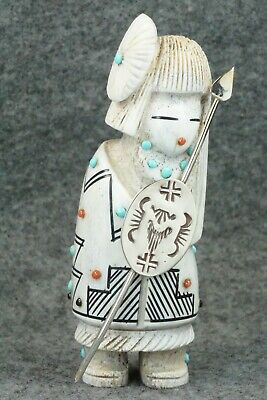 Hunter Zuni Fetish Carving - Claudia Peina