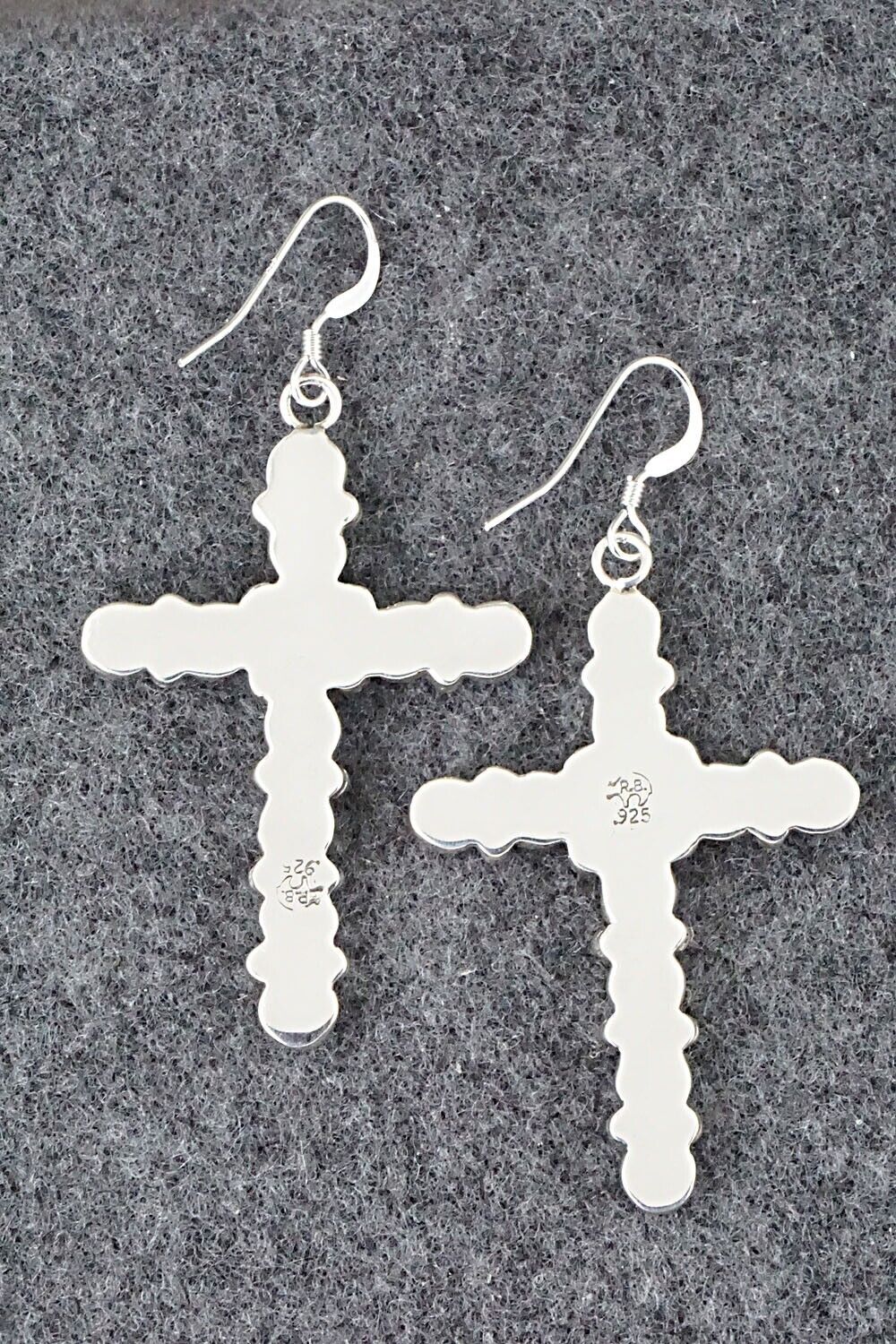 Turquoise and Sterling Silver Earrings - Roberta Begay