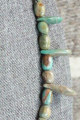 Turquoise & Sterling Silver Necklace - Navajo