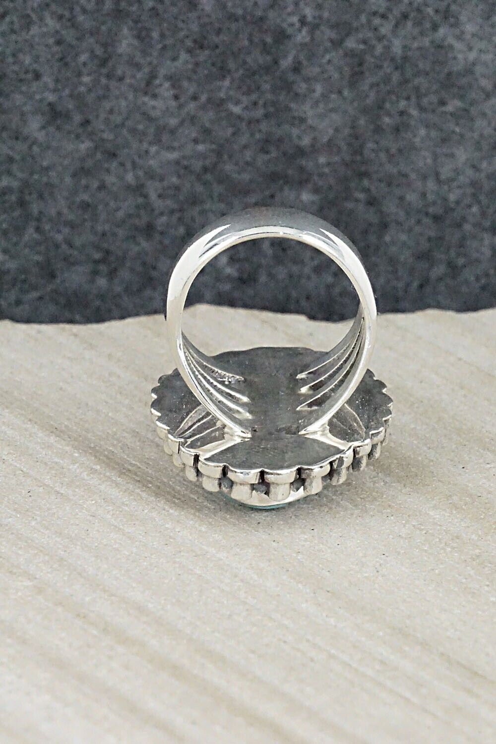Turquoise & Sterling Silver Ring - Jimson Belin - Size 5.5