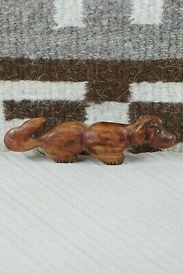 Dog Zuni Fetish Carving - Michael Mahooty - High Lonesome Trading