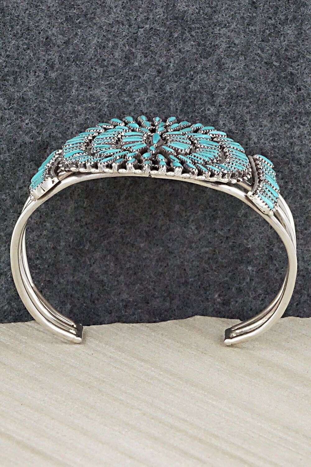 Turquoise & Sterling Silver Bracelet - Judy Wallace
