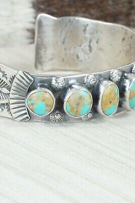 Turquoise & Sterling Silver Bracelet - Garrett Hale - High Lonesome Trading