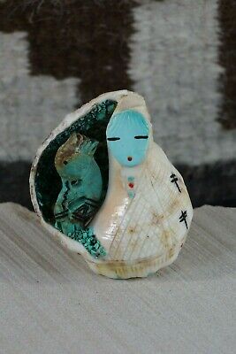 Corn Maiden Zuni Fetish Carving - Kevin Quam - High Lonesome Trading