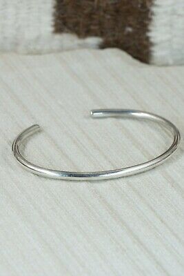 Navajo Sterling Silver Bracelet - Elaine Tahe