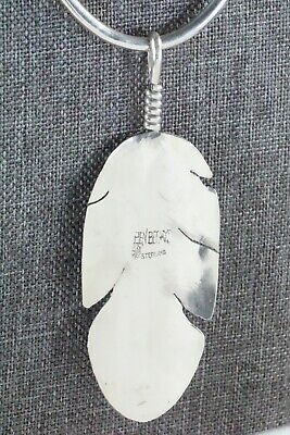 Sterling Silver Feather & Chain Necklace - Ben Begay