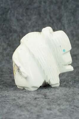 Buffalo Zuni Fetish Carving - Gilbert Lonjose