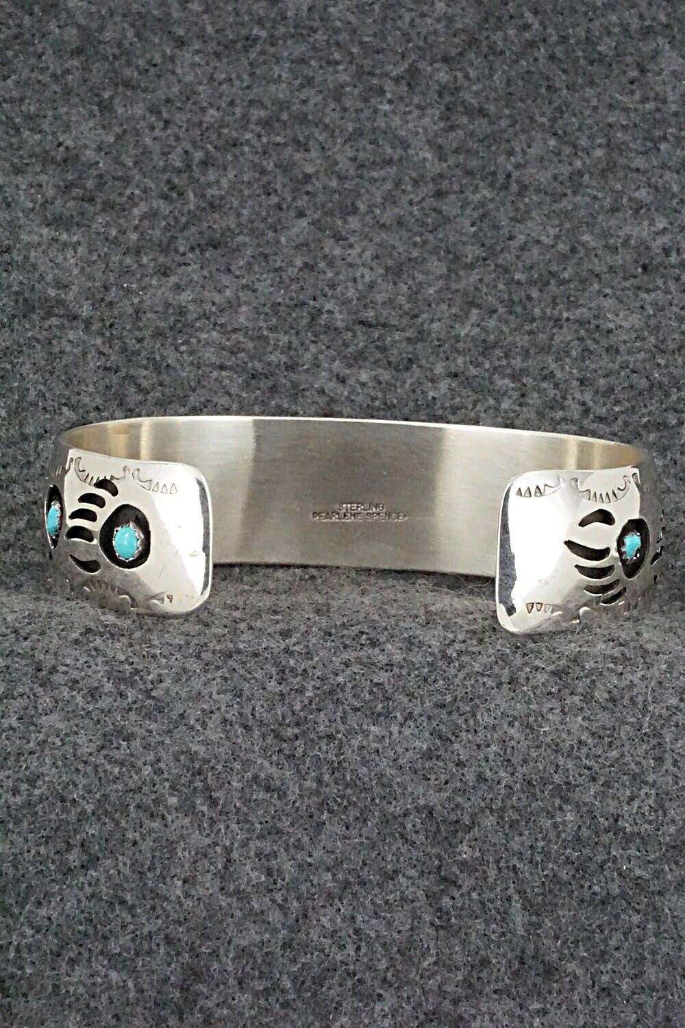 Turquoise & Sterling Silver Bracelet - Pearlene Spencer