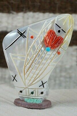 Corn Maiden Zuni Fetish Carving - Vickie Quandelacy - High Lonesome Trading