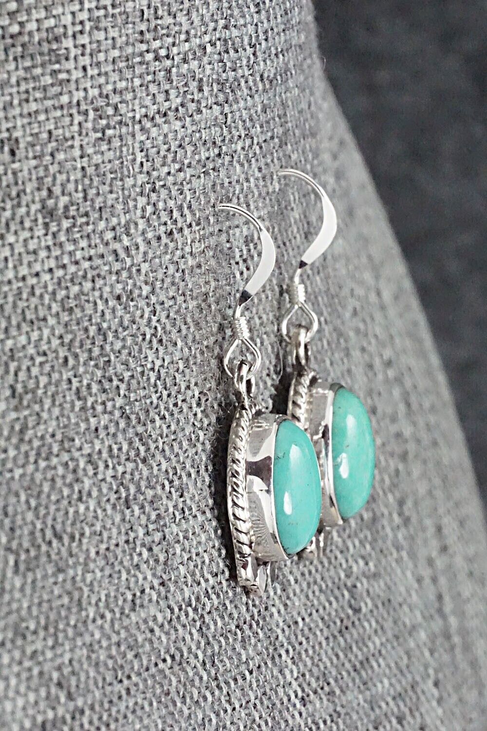 Turquoise and Sterling Silver Earrings - Sharon McCarthy
