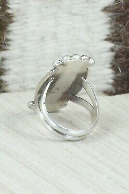 Spiny Oyster & Sterling Silver Ring - Selina Warner - Size 8