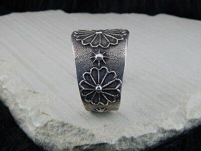 Navajo Sterling Silver Bracelet - Delbert Arviso - High Lonesome Trading