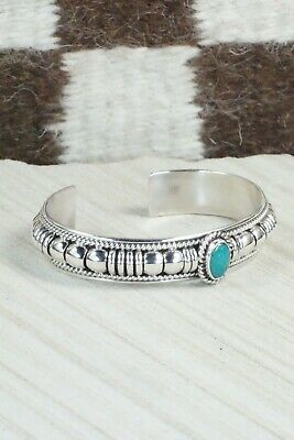 Turquoise & Sterling Silver Bracelet - Thomas Charley