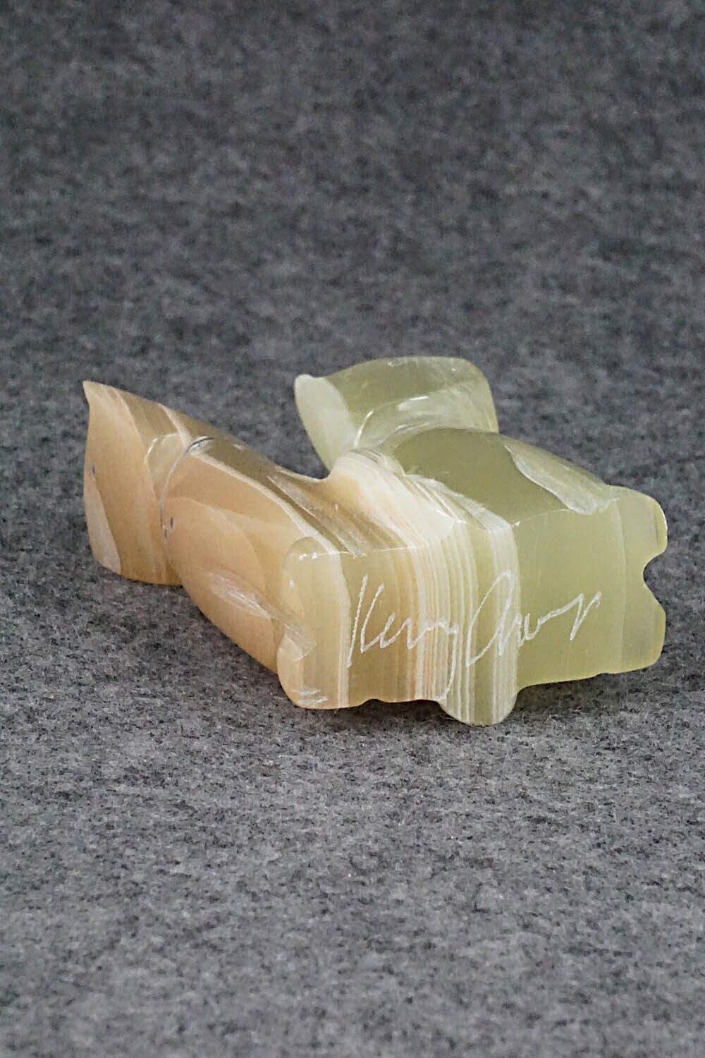 Cat Zuni Fetish Carving - Kenny Chavez