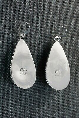 Navajo Turquoise & Sterling Silver Earrings - Isabelle Yazzie