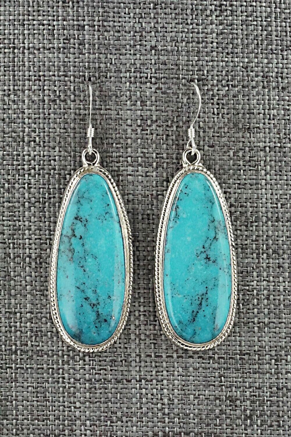Turquoise and Sterling Silver Earrings - Sharon McCarthy