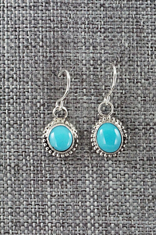Turquoise & Sterling Silver Earrings - Jan Mariano