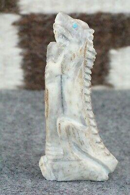 Iguana Zuni Fetish Carving - Derrick Kaamasee - High Lonesome Trading