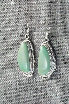 Turquoise & Sterling Silver Earrings - Lee Shorty