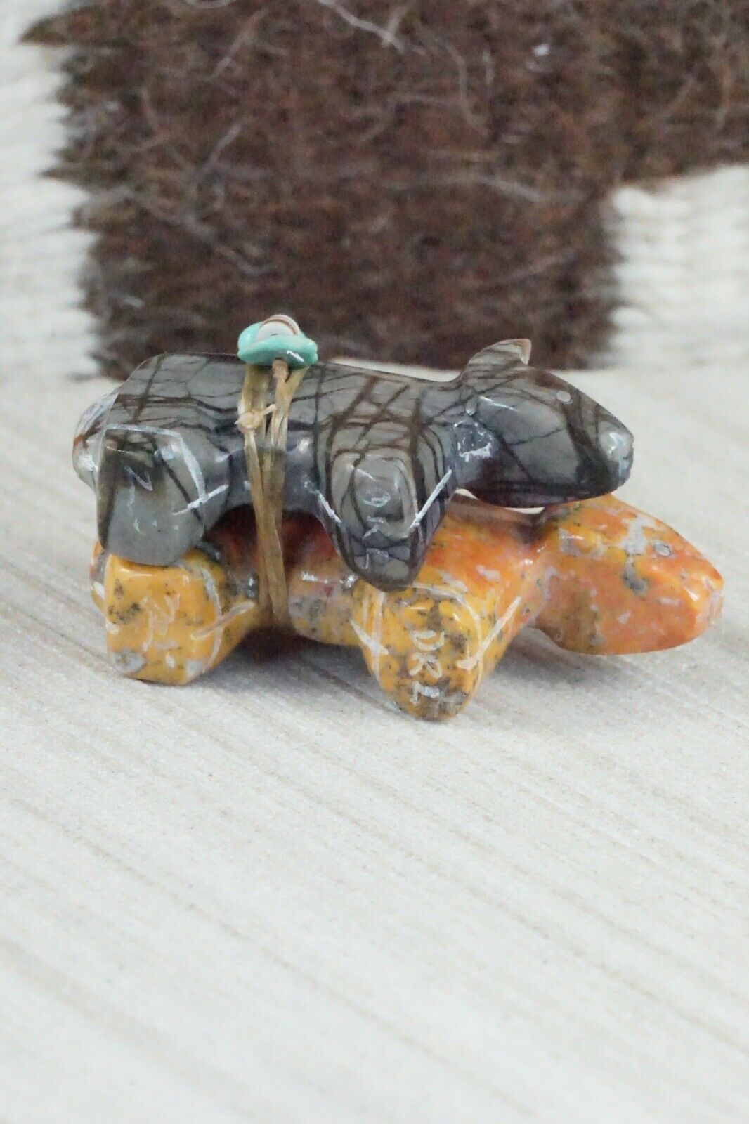 Horse Zuni Fetish Carving - Daisy Natewa - High Lonesome Trading