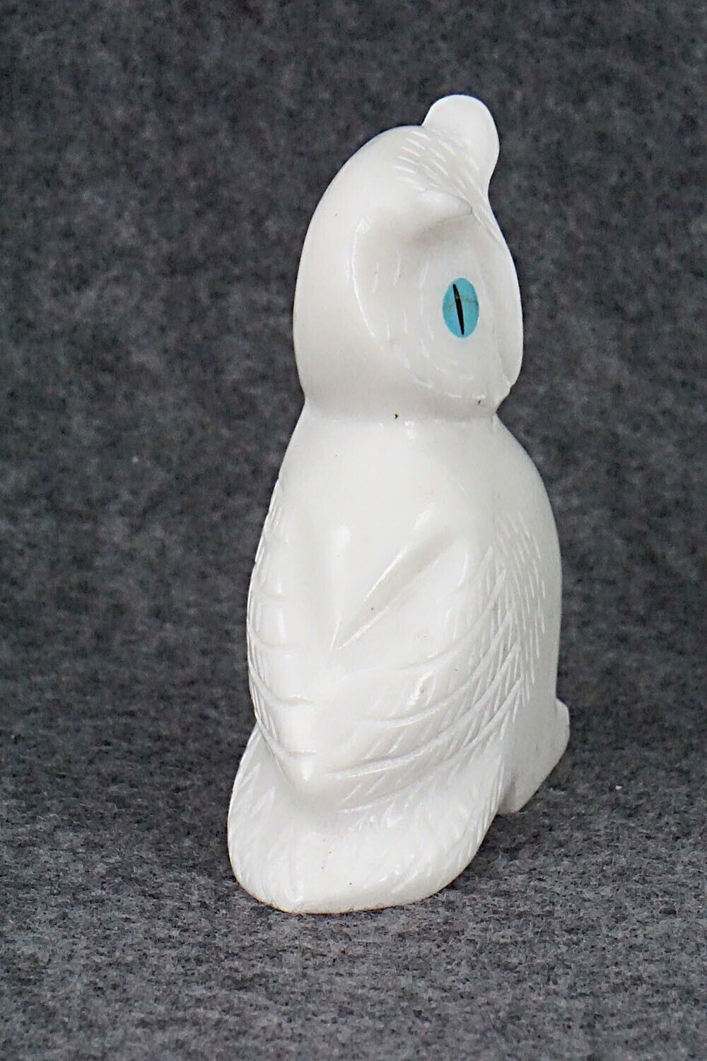 Owl Zuni Fetish Carving - Andres Lementino