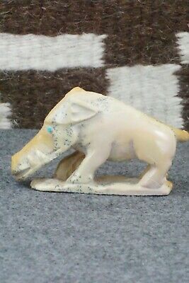Boar Zuni Fetish Carving - Derrick Kaamasee