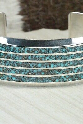 Turquoise & Sterling Silver Bracelet - Lawrence Loretto