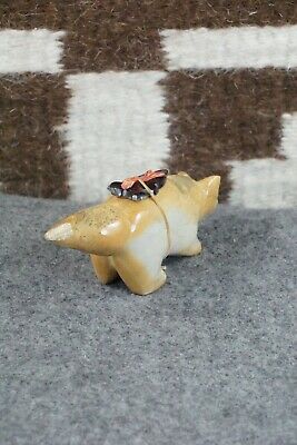 Wolf Zuni Fetish Carving - Enrike Leekya