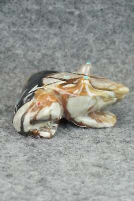 Frog Zuni Fetish Carving - Todd Lowsayatee