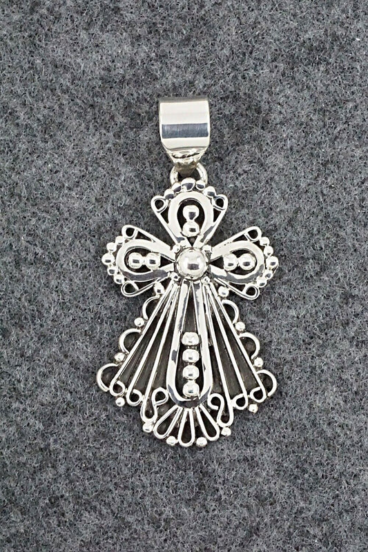 Sterling Silver Pendant - Lorena Nez