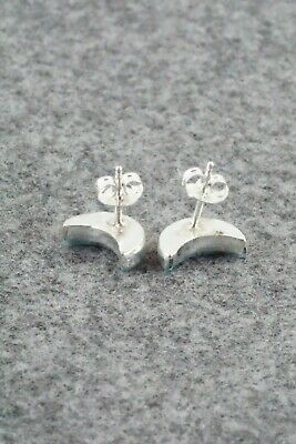 Turquoise and Sterling Silver Earrings - Sarah Bowannie