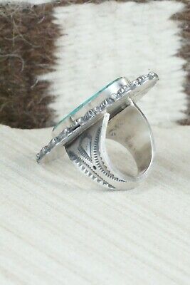 Royston Turquoise and Sterling Silver Ring - Michael Calladitto - Size 7.5