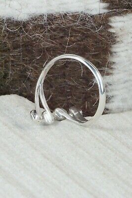 Turquoise & Sterling Silver Ring - Etta Belin - Size 9.5