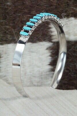 Turquoise & Sterling Silver Bracelet - Veronica Martza