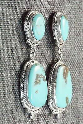 Turquoise & Sterling Silver Earrings - Verley Betone