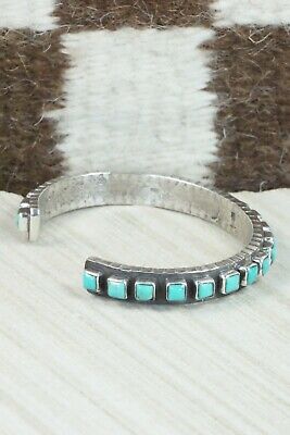 Turquoise & Sterling Silver Bracelet - Ernest Rangel