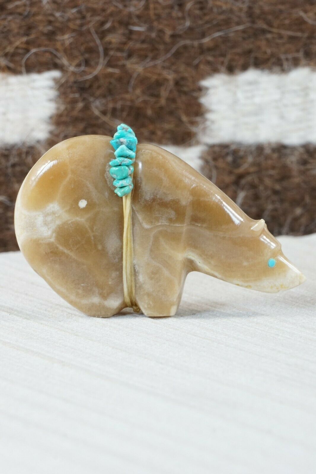 Bear Zuni Fetish Carving - Paulette Quam - High Lonesome Trading