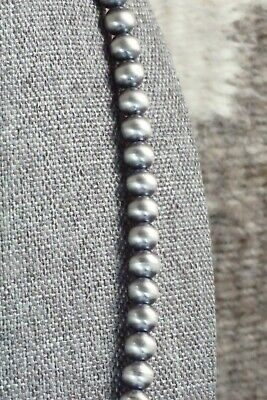 Sterling Silver Navajo Pearl Necklace - Jan Mariano