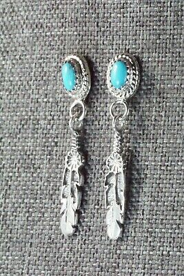 Turquoise & Sterling Silver Earrings - Judy Largo