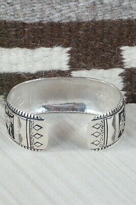 Navajo Turquoise & Sterling Silver Bracelet - Richard Singer