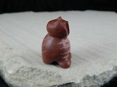 Owl Zuni Fetish Carving - Brandon Phillips - High Lonesome Trading