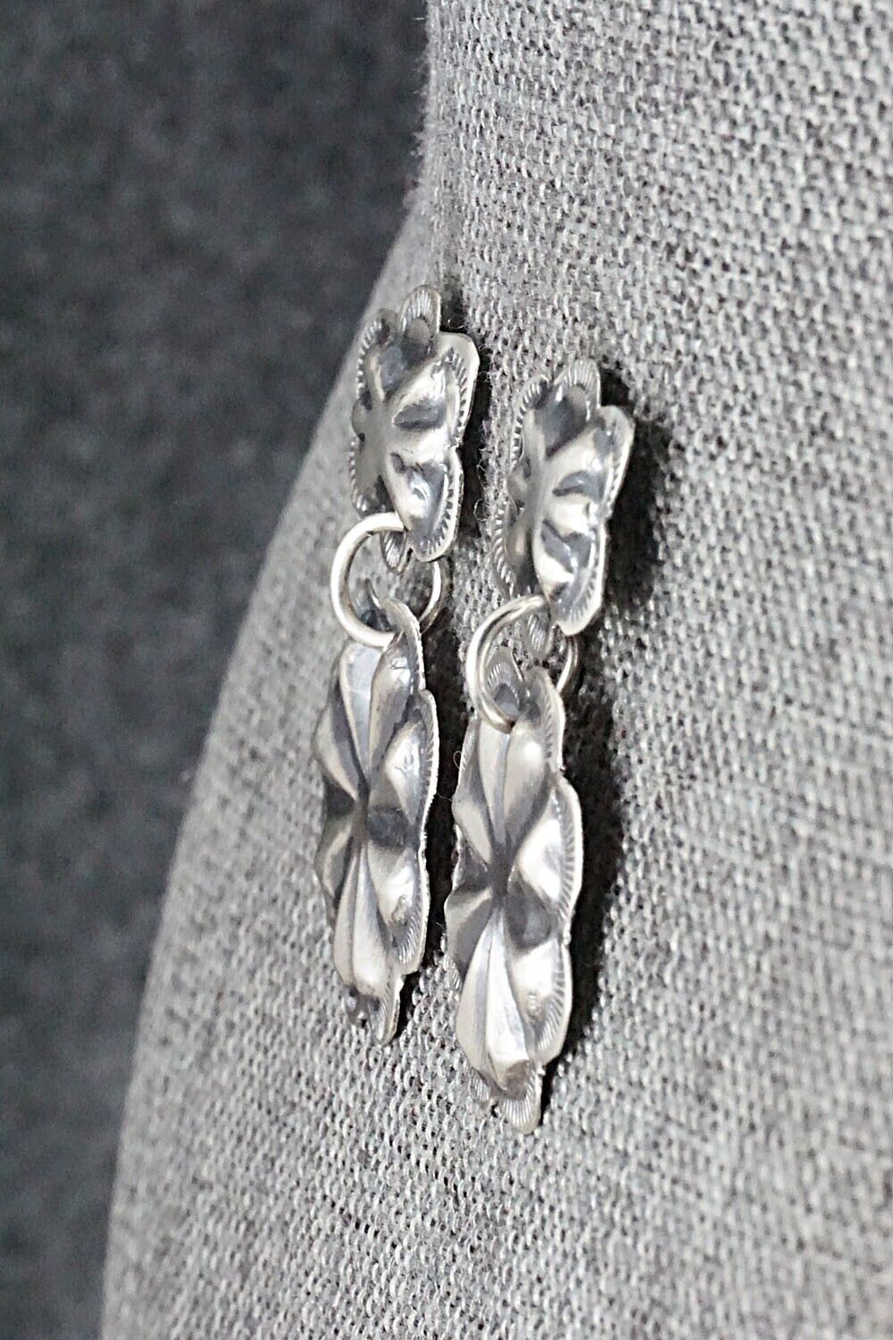 Sterling Silver Earrings - Joan Begay