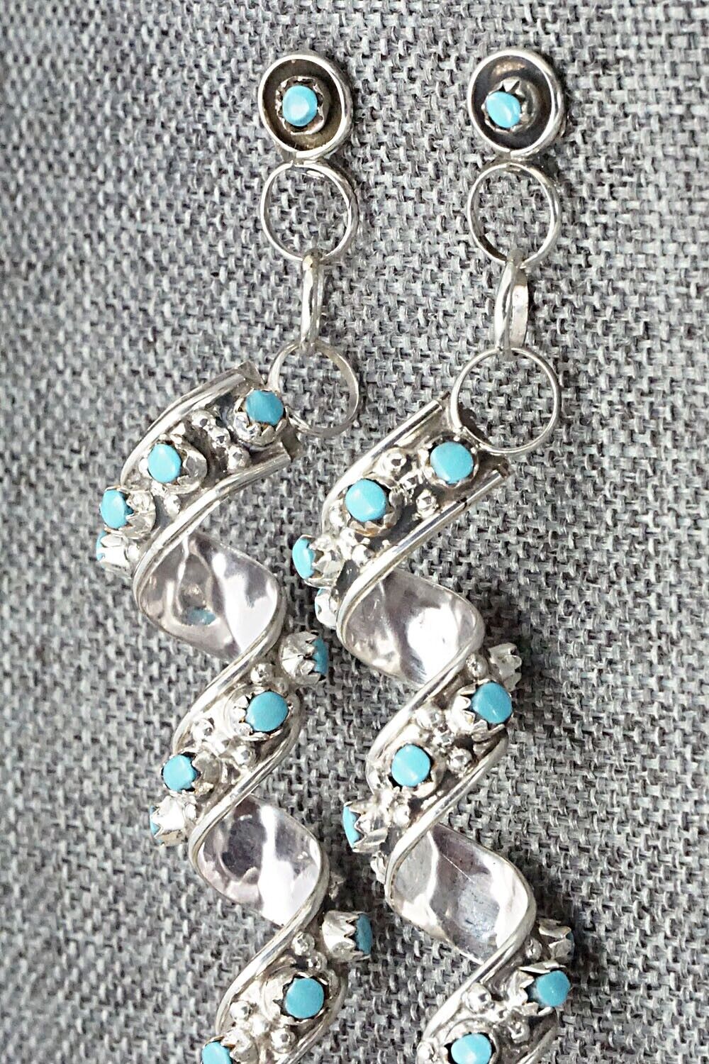 Turquoise & Sterling Silver Earrings - Joanne Cheama