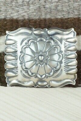 Sterling Silver Belt Buckle - Lee Yazzie